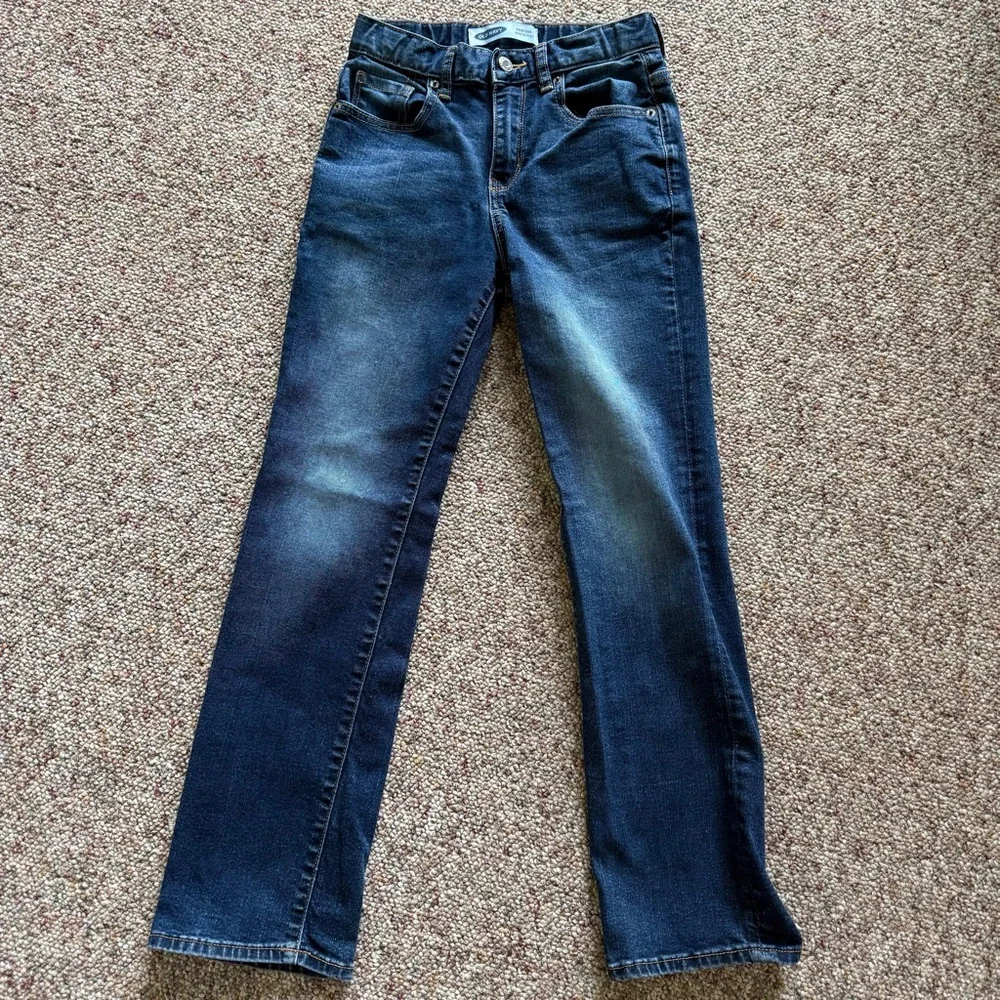 Old Navy kids Boot Cut Built in Flex Boys jeans 12 slim